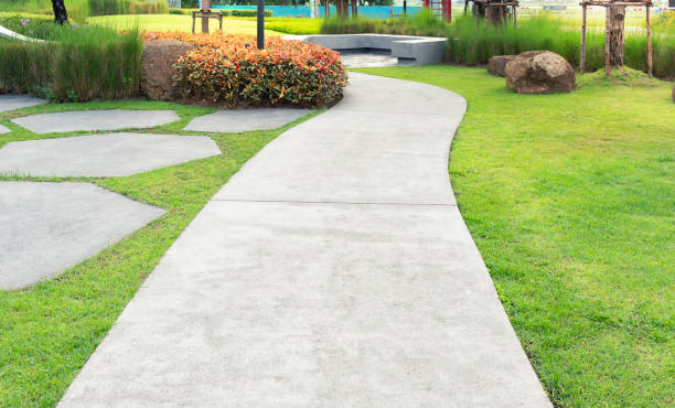 concrete walkway boston