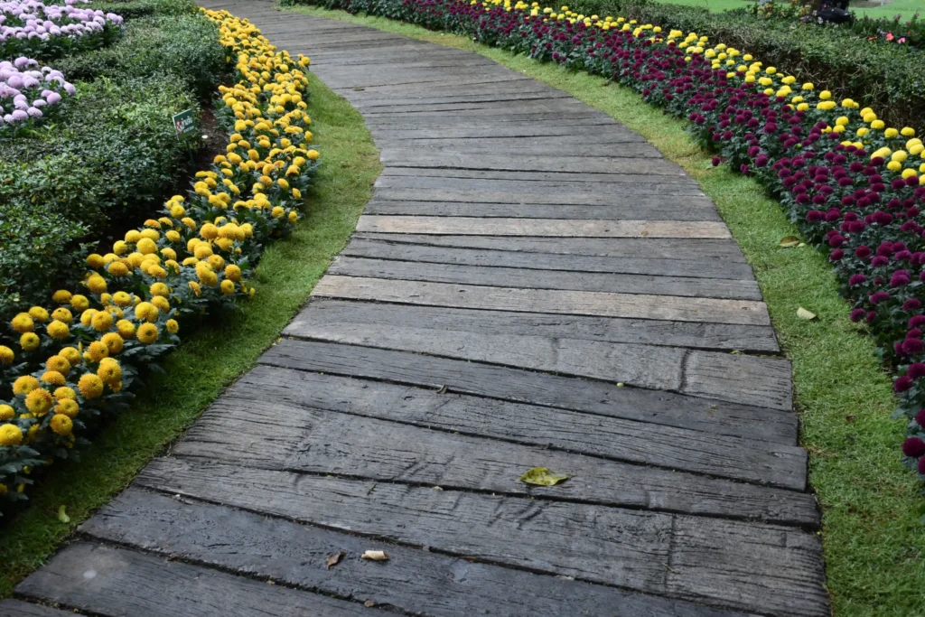 concrete walkway boston