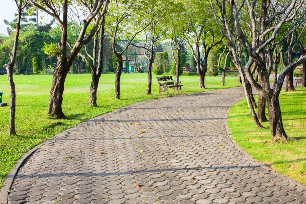 concrete walkway boston
