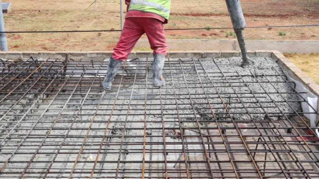 Our Concrete Slab Process