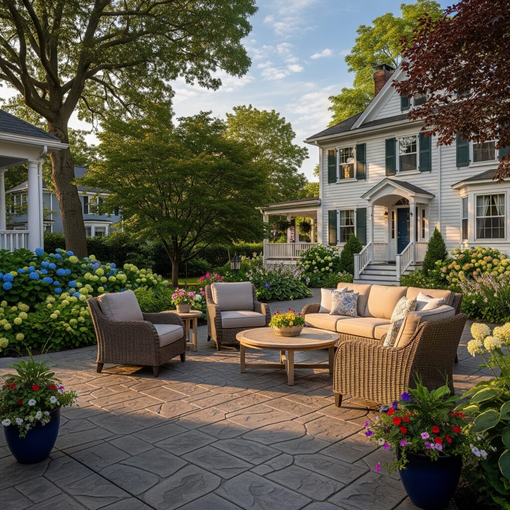 concrete patio ideas boston