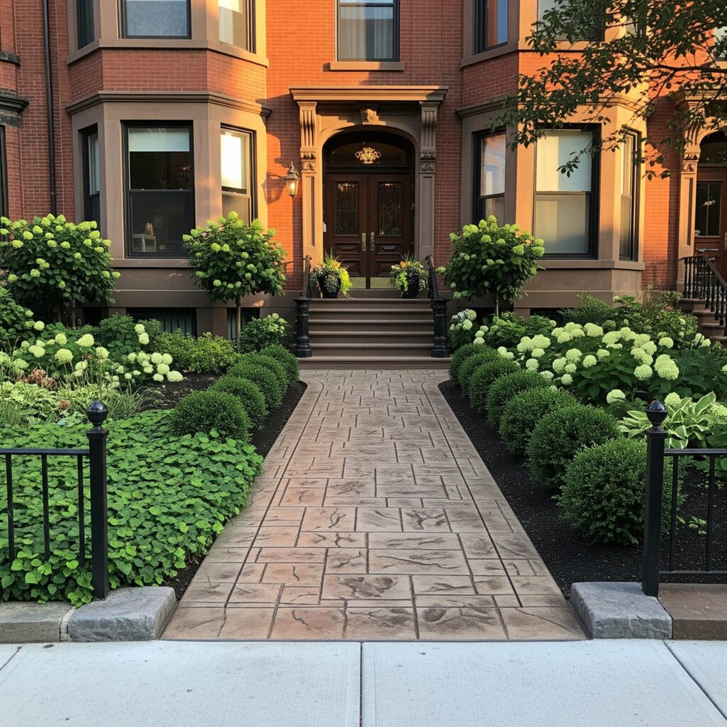 concrete walkway boston