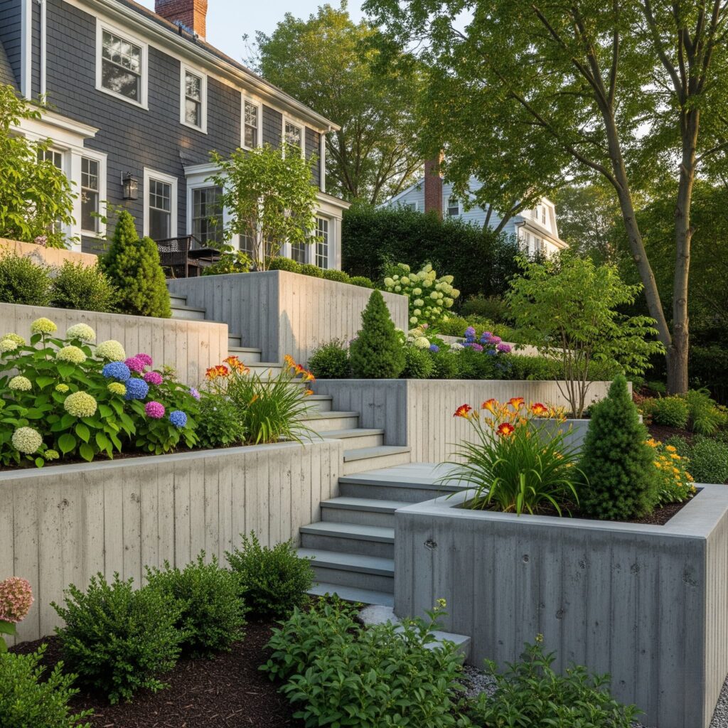 retaining wall ideas boston